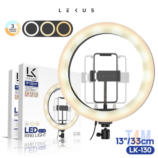 ACCETEL LEKUS LK-130 13"/33CM SELFIE RING LIGHT